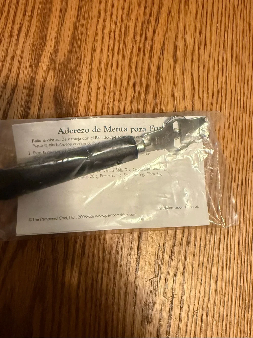 Pampered Chef Lemon Zester/Scorer #1133 Citrus Zester Sealed New Discontinued